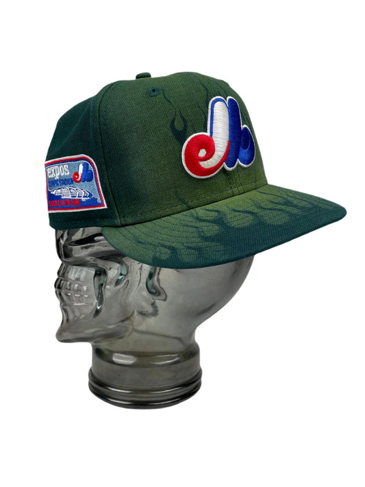 Montreal Expos Dark Green Fitted