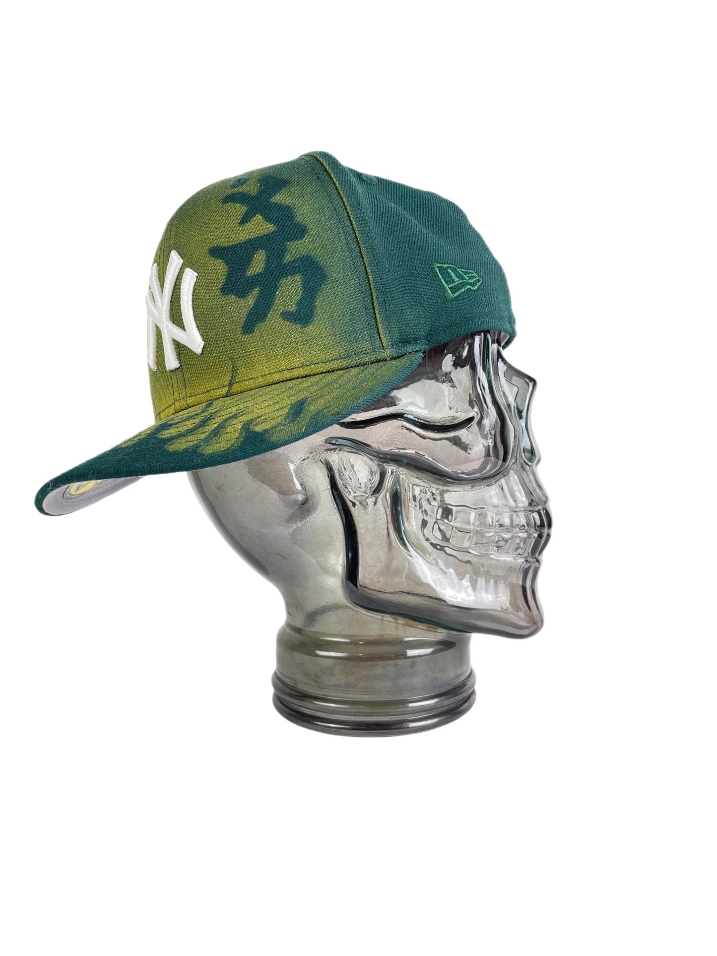 New York Yankees Green Kanji Fitted