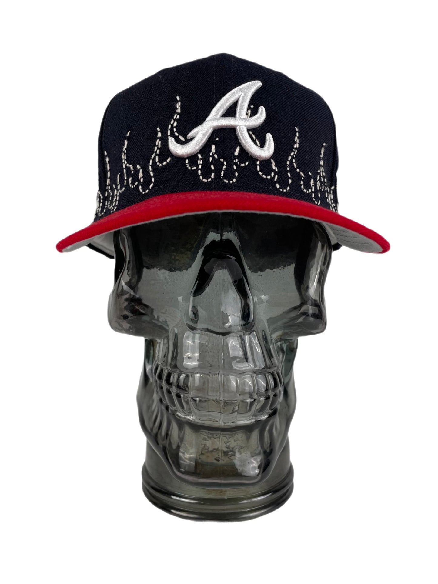 Atlanta Braves Flame Sashiko Fitted