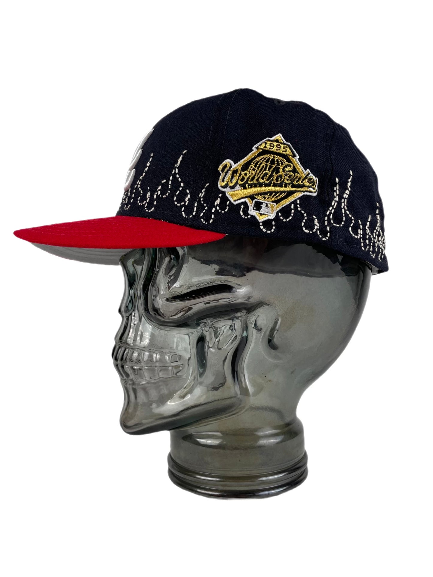 Atlanta Braves Flame Sashiko Fitted