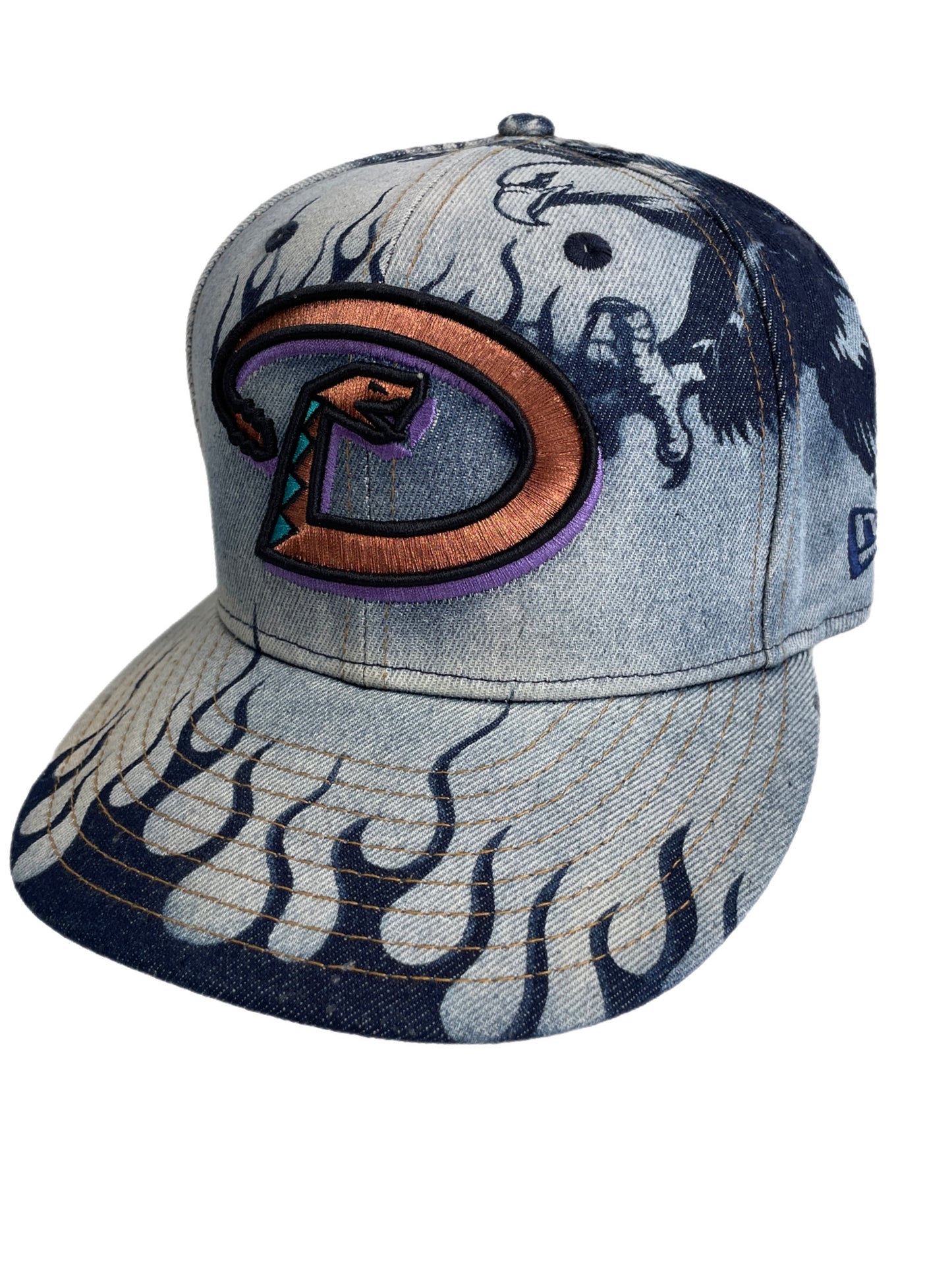 Arizona Diamond Backs Eagle Denim Fitted