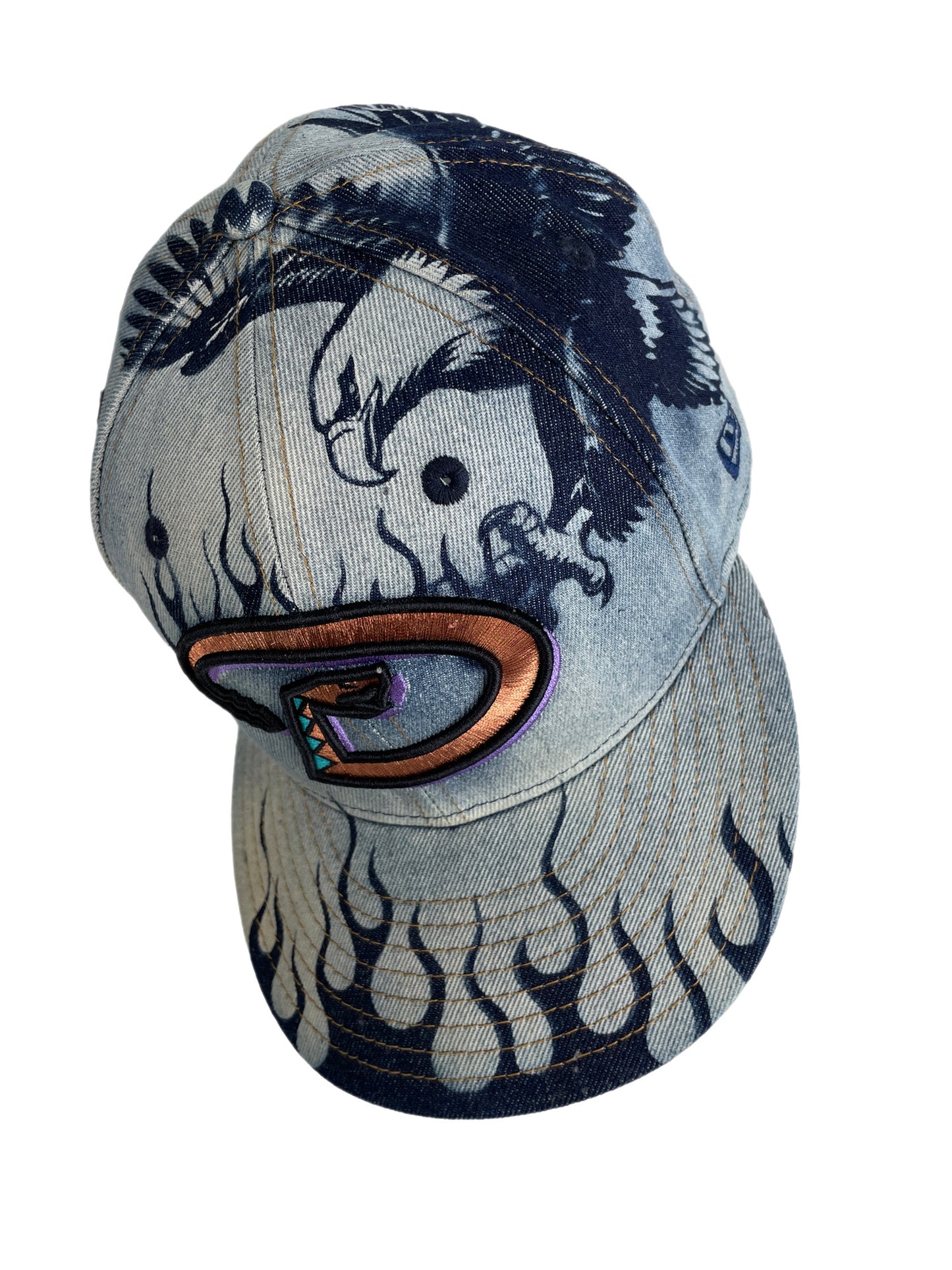 Arizona Diamond Backs Eagle Denim Fitted