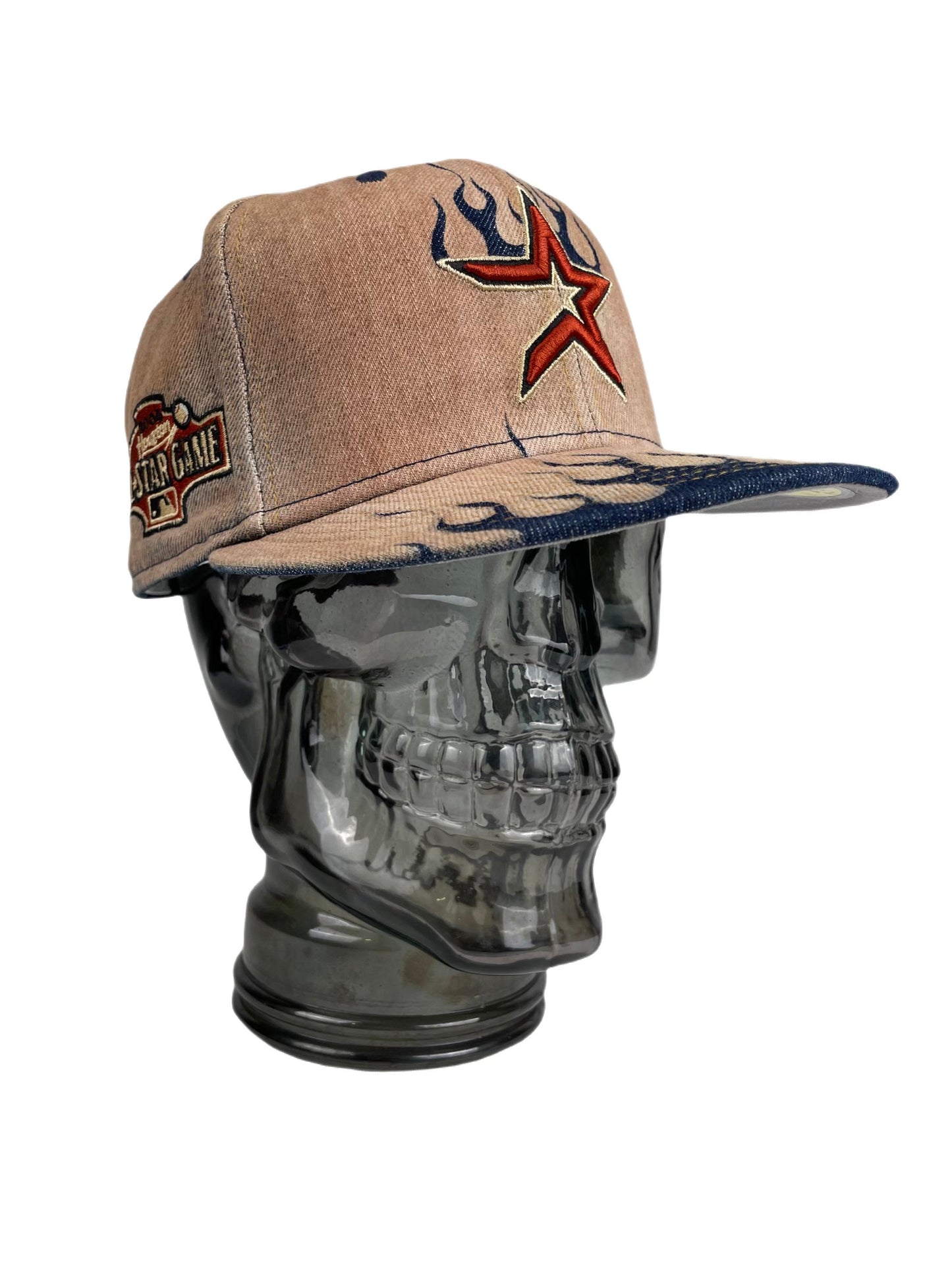 Houston Astros Denim Flame Fitted