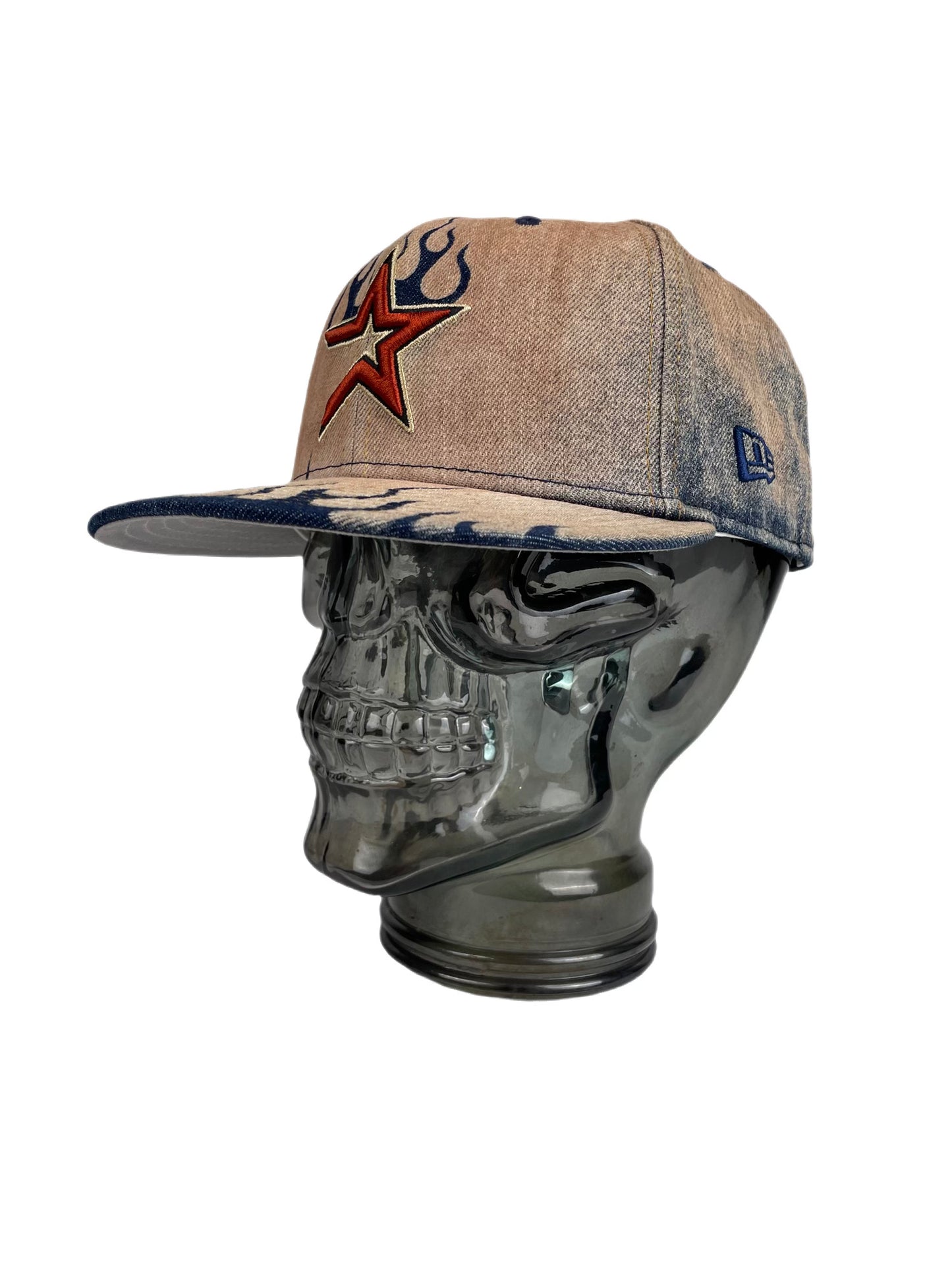 Houston Astros Denim Flame Fitted