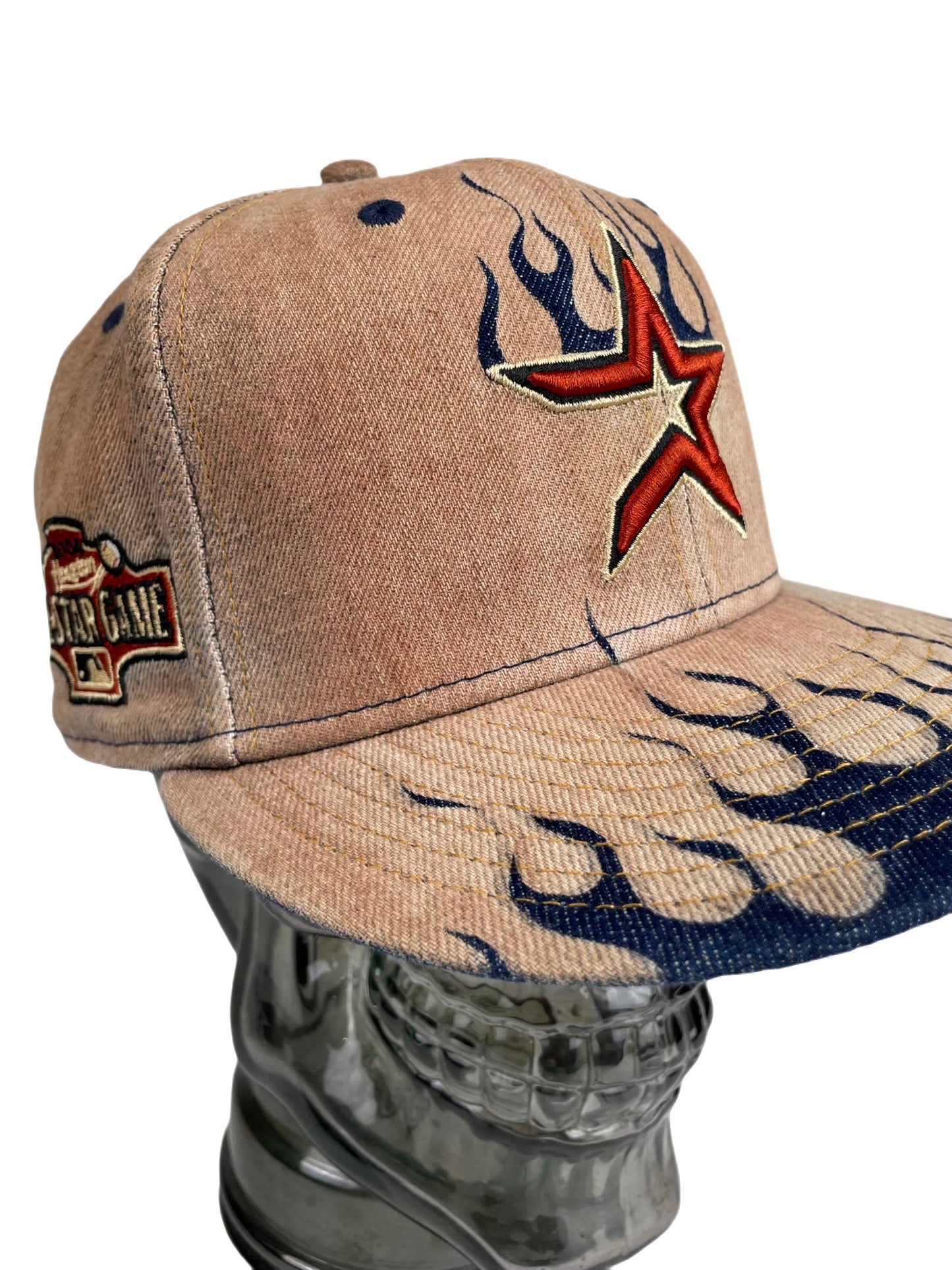 Houston Astros Denim Flame Fitted