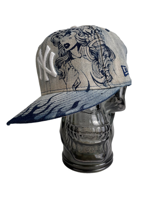 New York Yankees Lady Liberty Denim Fitted