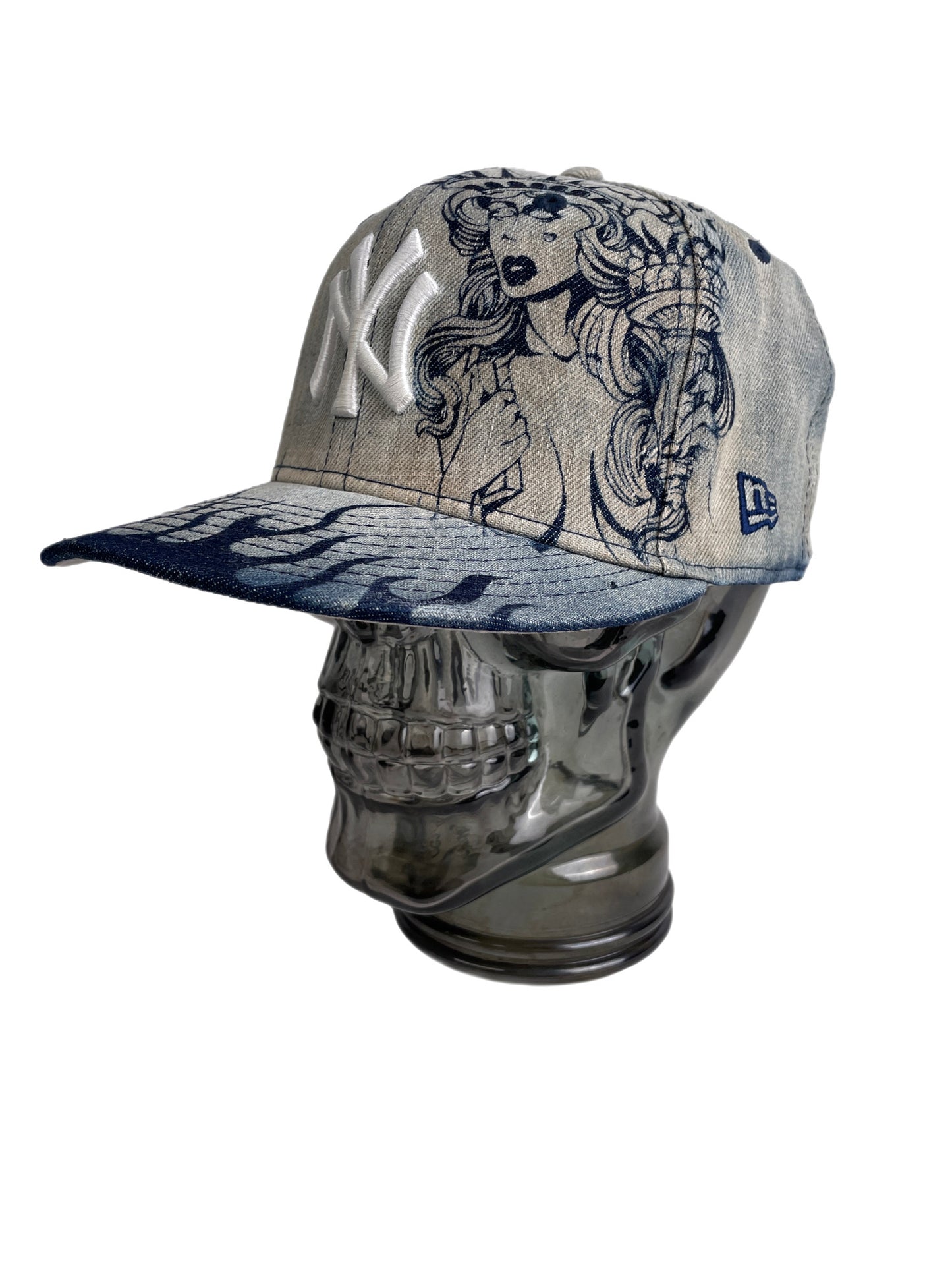 New York Yankees Lady Liberty Denim Fitted