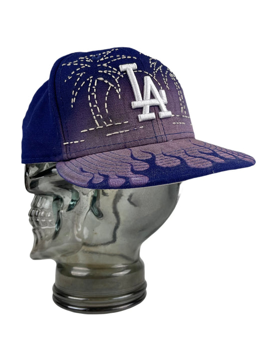 LA Dodgers Palm Tree Sashiko Fitted