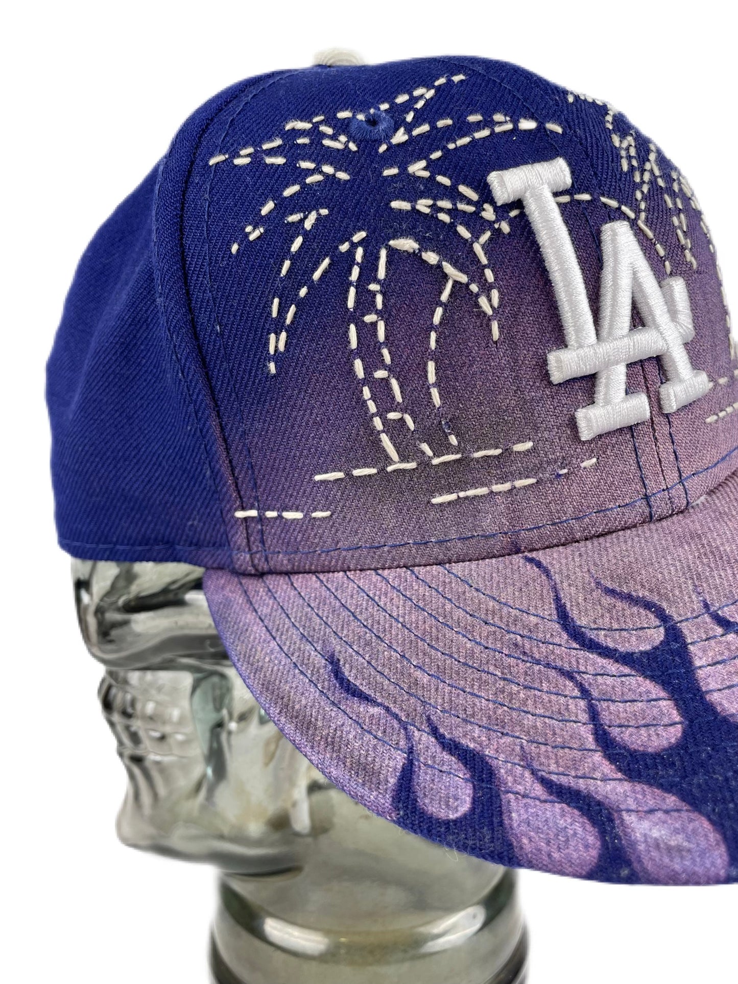 LA Dodgers Palm Tree Sashiko Fitted